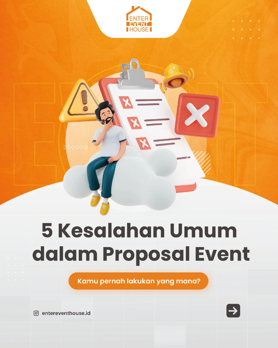 Dalam dunia event profesional, proposal adalah representasi langsung dari kredibilitas Anda.
Susun dengan pendekatan bisnis, bukan sekadar deskriptif.